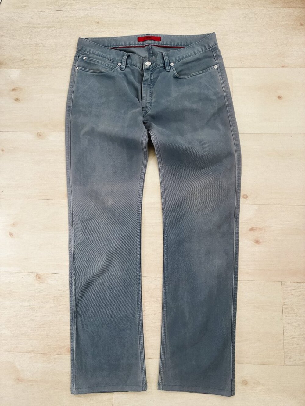 BOSS by Hugo Boss "Maine" Regular-Fit Stretch Jeans in Open Blue Size 33/32
